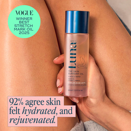 The Skin Support Oil - For Stretch Marks, Hyperpigmentation + Uneven Skin Texture