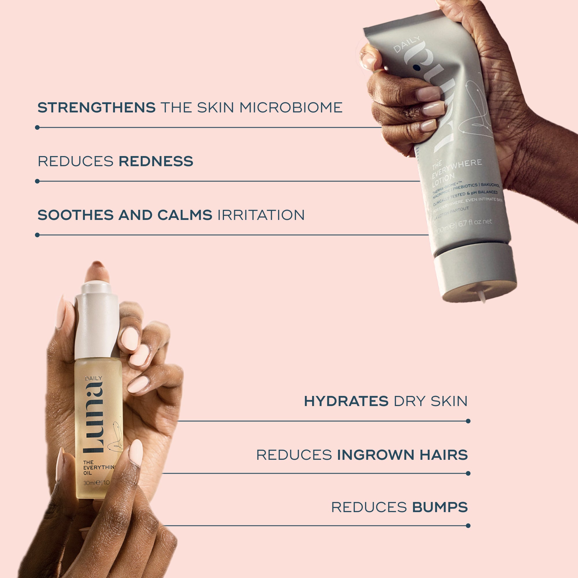 Smooth Skin Saviours - Rid Ingrowns, Redness + Bumps in 2 weeks (+FREE Lotion worth £20)