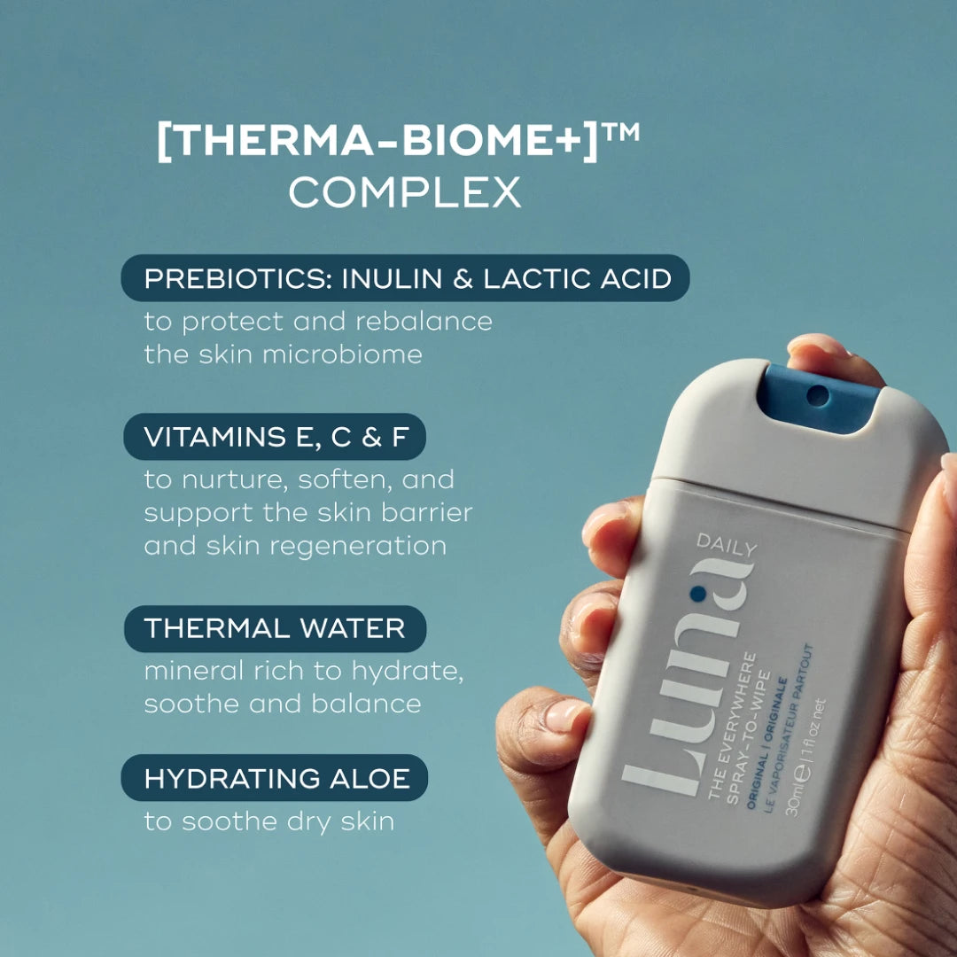 Luna Daily THE EVERYWHERE SPRAY-TO-WIPE MINI Wipe