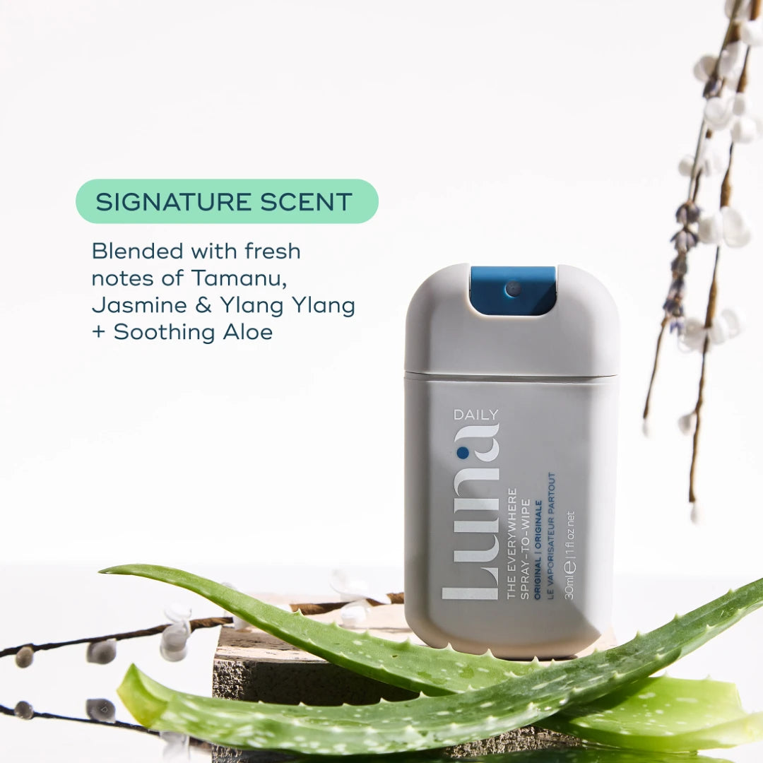 Luna Daily THE EVERYWHERE SPRAY-TO-WIPE MINI Wipe